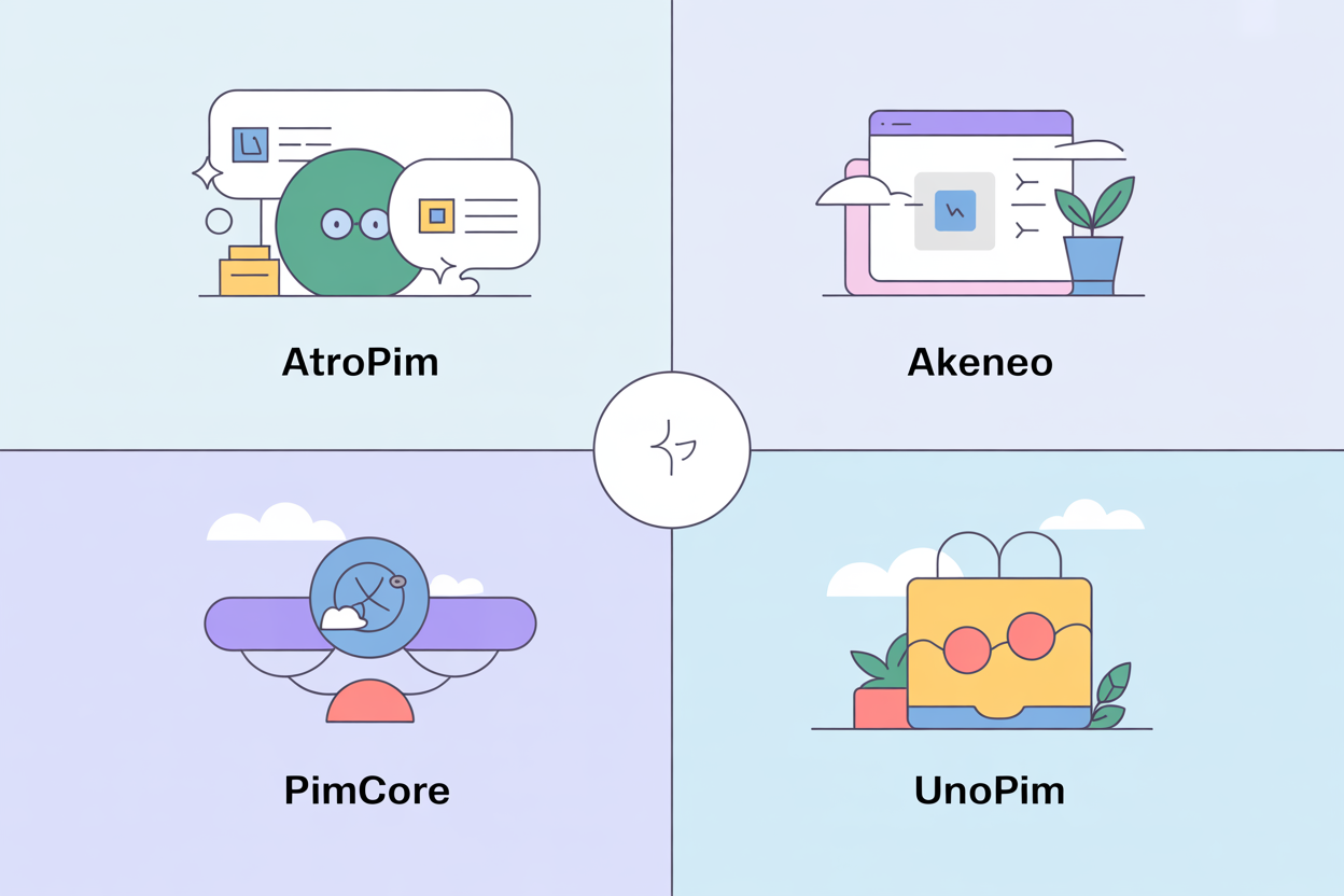 Comparación de sistemas PIM de código abierto - AtroPIM, Pimcore, Akeneo, UnoPIM