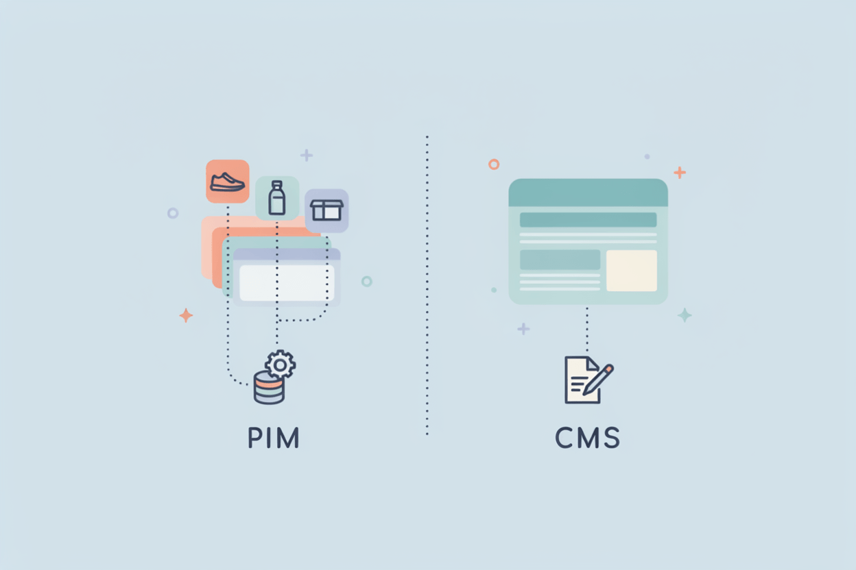 PIM vs CMS: Unterschiede und Integration erklär