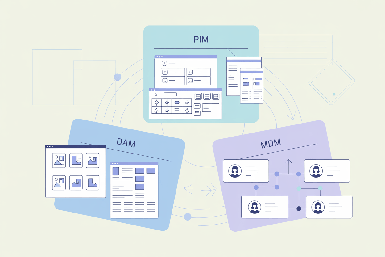 PIM, DAM, MDM: quale sistema di gestione dei dati fa per voi?
