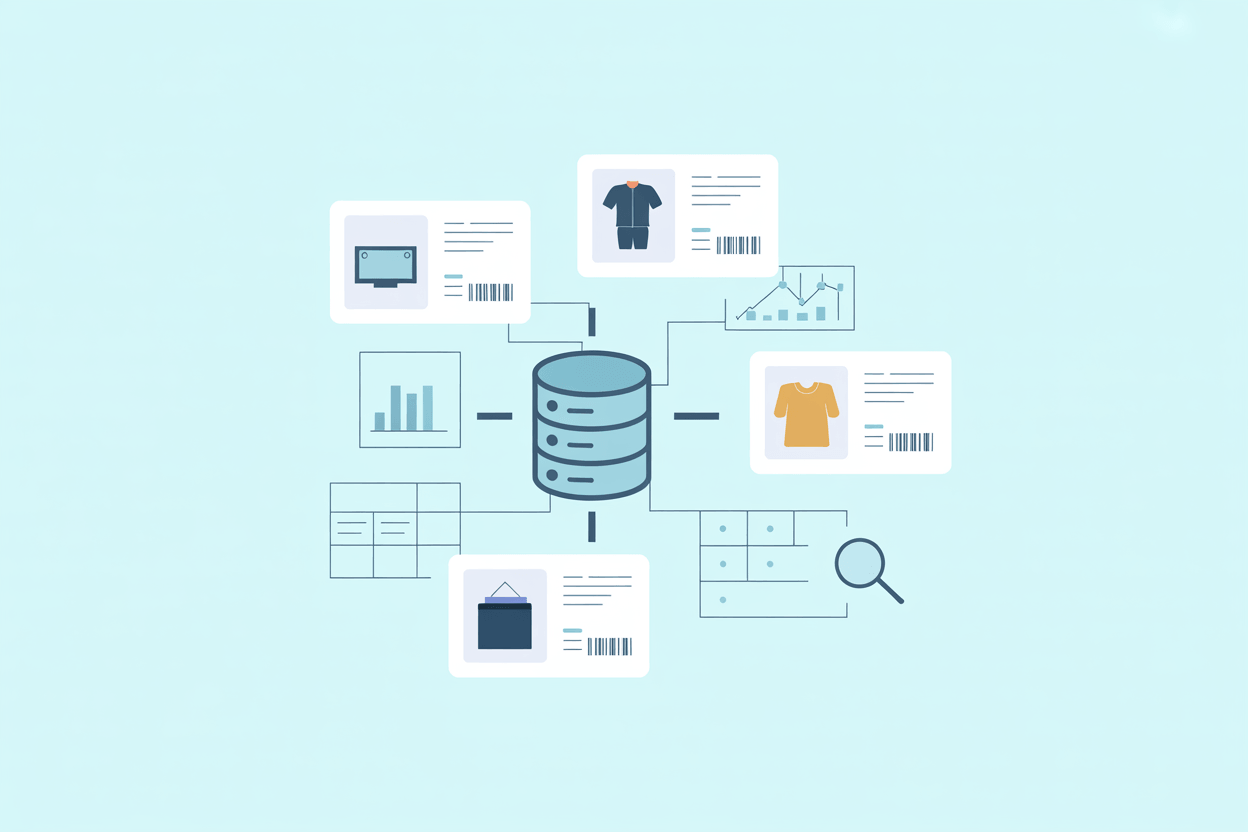 Product Database Management for Growing Catalogs